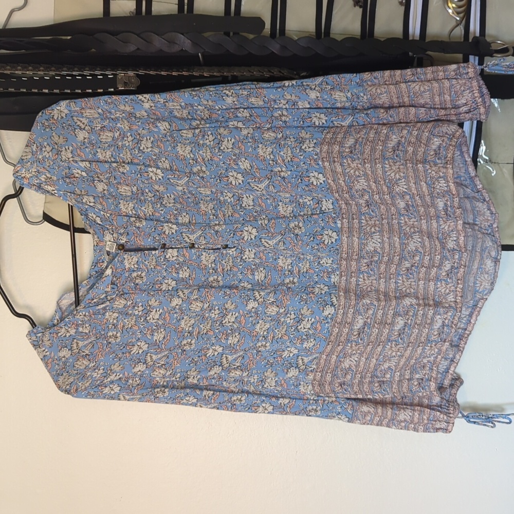 Lucky Bohemian Floral Blouse Size L